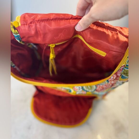 Provencal Backpack- Vera Bradley Double Zip - Picture 7 of 16